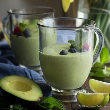 Green keto smoothie recipe