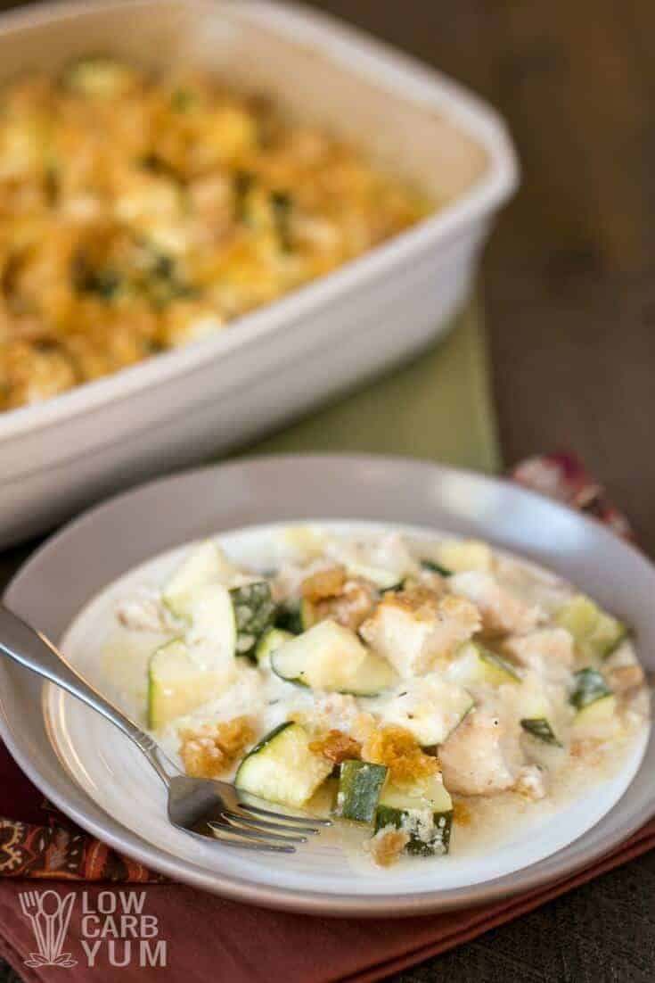 Chicken And Zucchini Casserole Recipe Low Carb Low Carb Yum