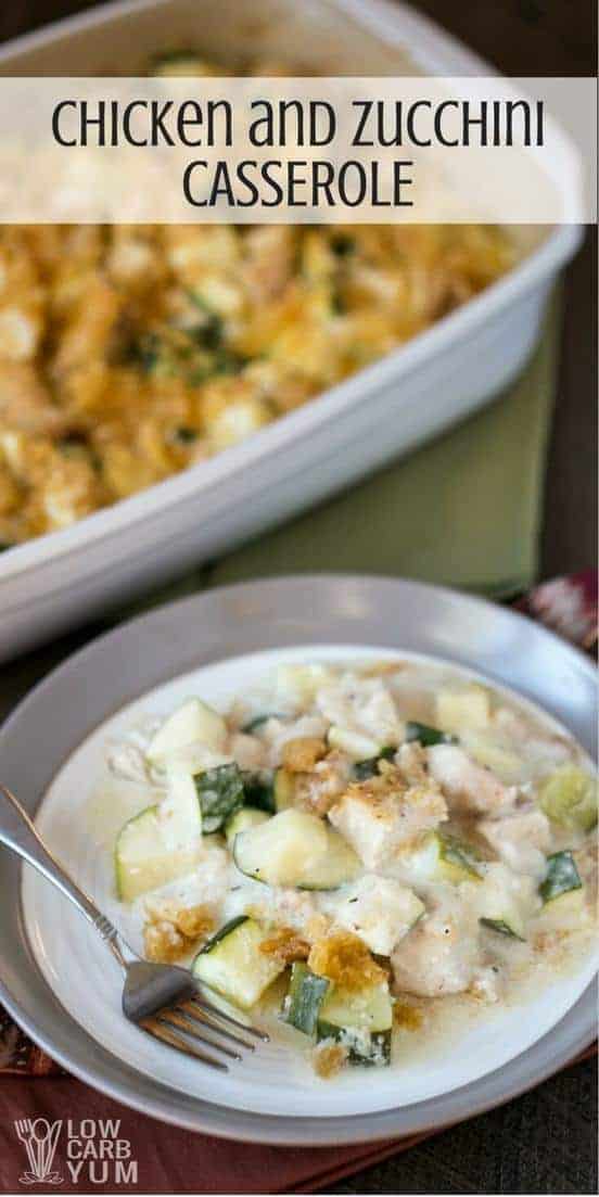 Chicken and Zucchini Casserole Recipe - Low Carb  Low 