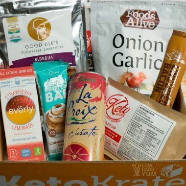 June 2017 Keto Krate Low Carb Product Review