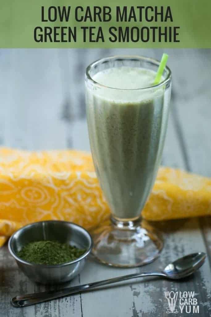 Matcha Green Tea Smoothie Keto Low Carb Yum Keto Matcha Green Tea Smoothie