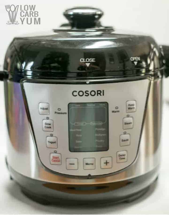 Pressure Cooker Hard Boiled Eggs - Cosori 2 QT Review - Low Carb Yum