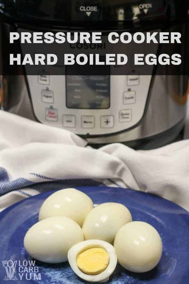 Pressure Cooker Hard Boiled Eggs - Cosori 2 QT Review - Low Carb Yum