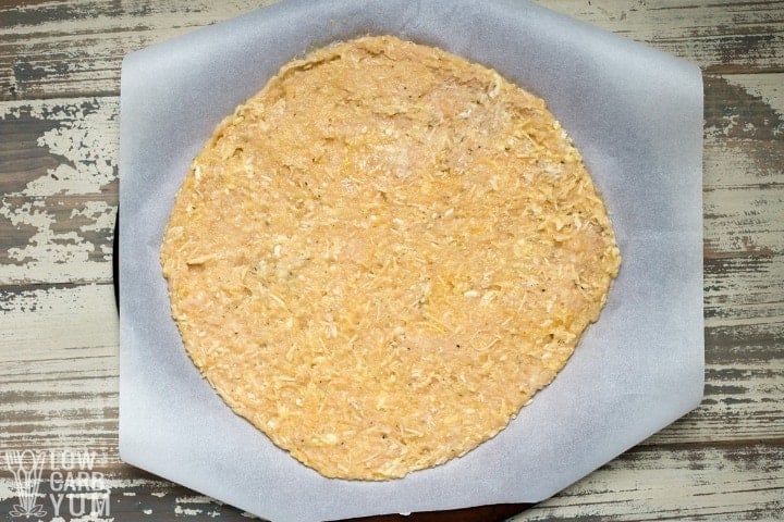 unbaked chicken crust