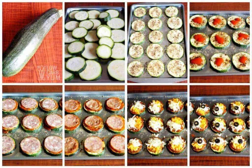 Zucchini Pizza Bites With Double Cheese Low Carb Yum   Zucchini Pizza Bites P1 1024x682 