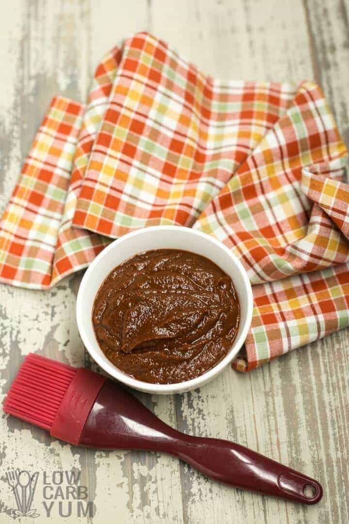 Easy, Keto Low-Carb Homemade BBQ Sauce + {VIDEO}