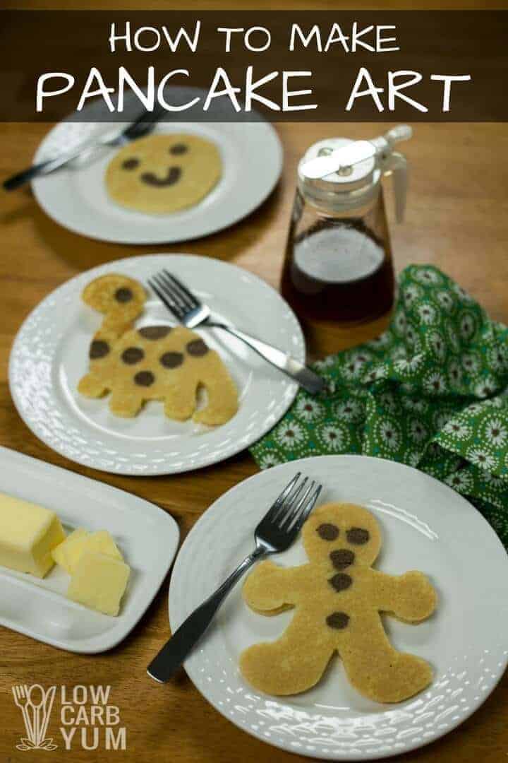 pancake art without squeeze bottle