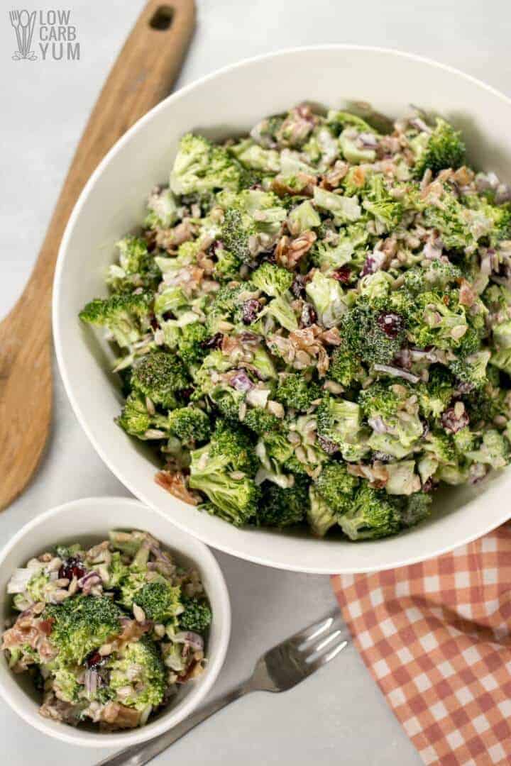 Low carb sweet broccoli salad supreme recipe