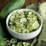 baked cucumber chips