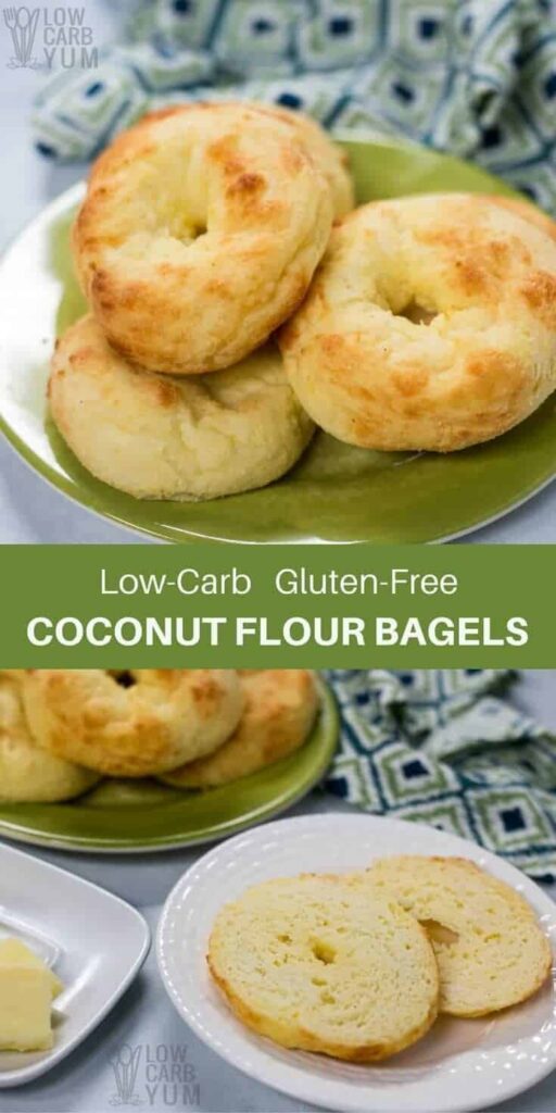 Gluten free low carb bagels recipe with coconut flour