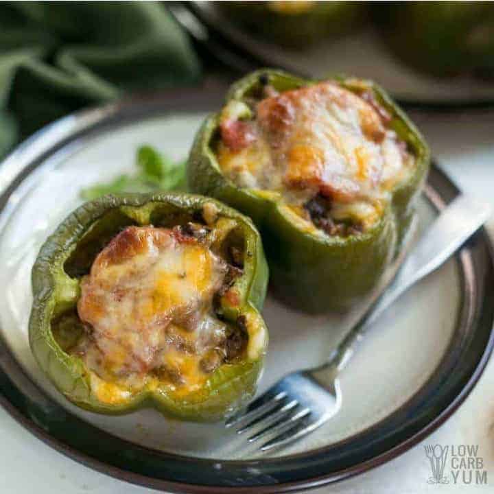 low carb stuffed peppers