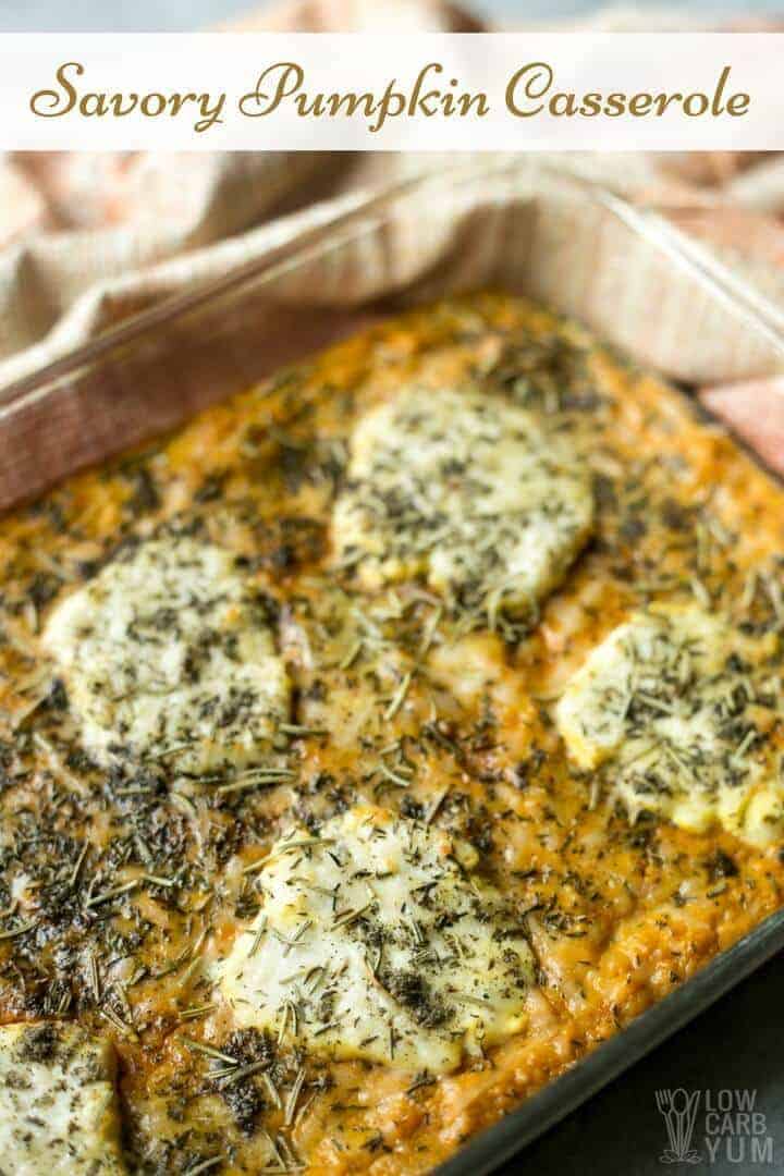 Keto Pumpkin Casserole