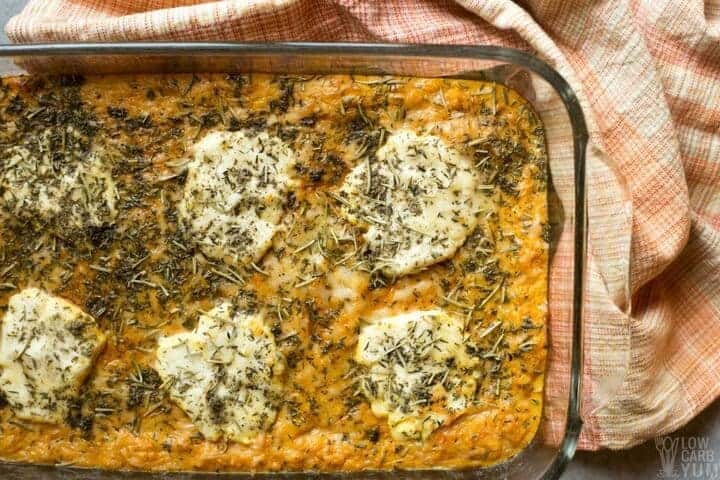 Savory pumpkin casserole