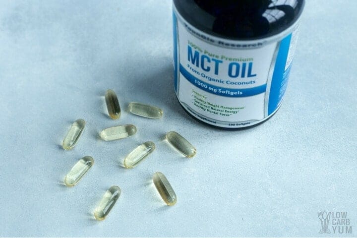 MCT oil capsules