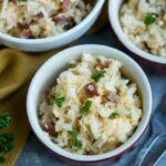 easy cheesy cauliflower rice