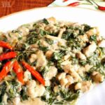 creamed spinach paleo with pork crackling