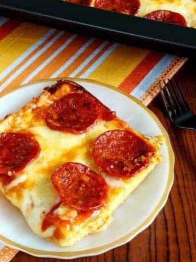 LOW CARB PIZZA CASSEROLE GLUTEN FREE & KETO STORY Low Carb Yum