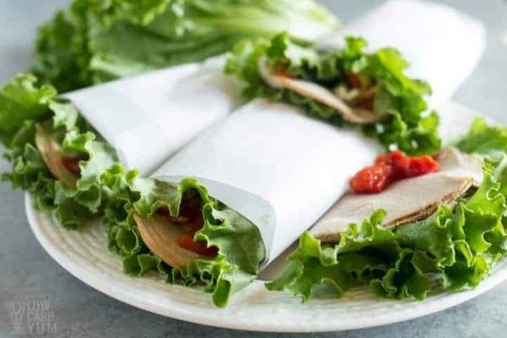 Quick and easy low carb lettuce wraps