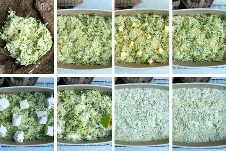 How to make shredded zucchini casserole