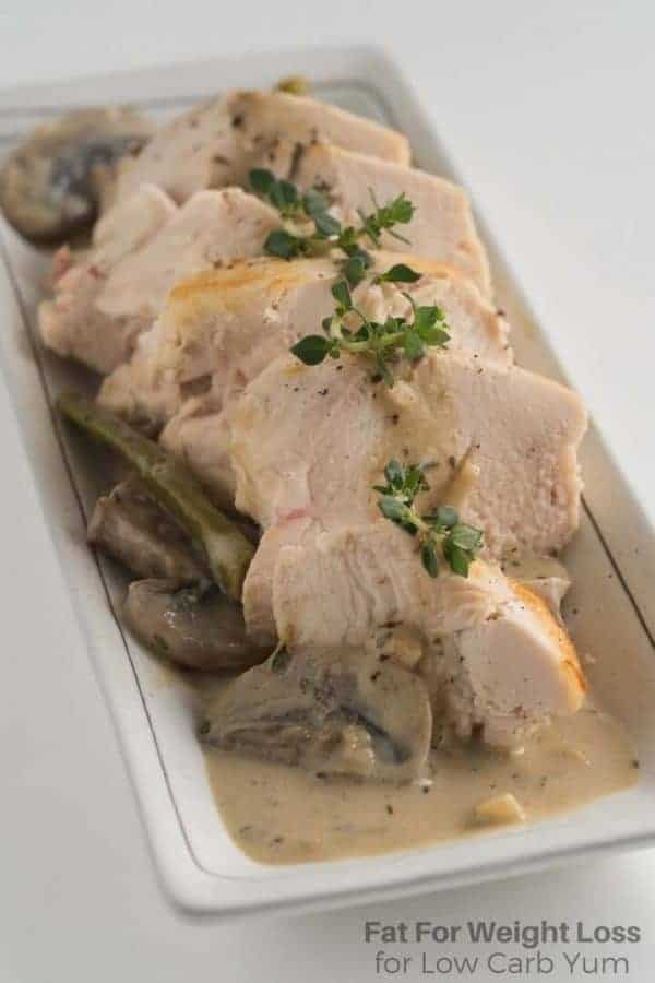Chicken in White Sauce Low Carb Keto Paleo Low Carb Yum