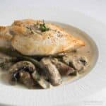 chicken in white sauce