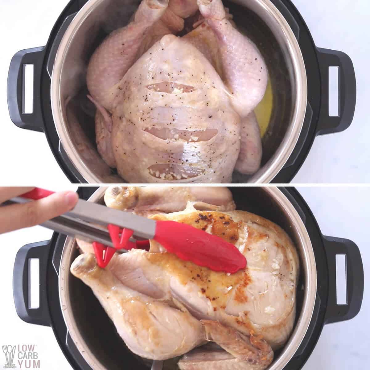 Pressure Cooker Whole Chicken (Instant Pot) - Lemon Blossoms