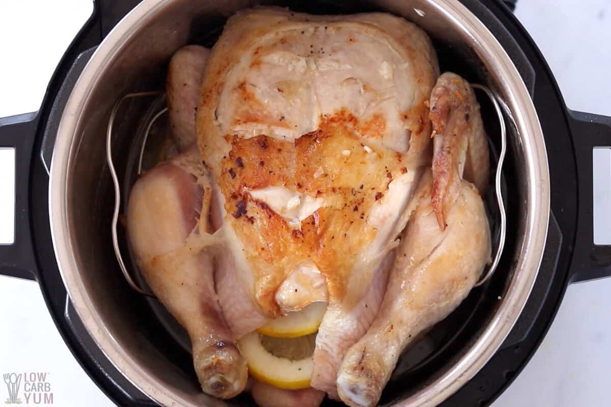 whole chicken in electric pressure cooker