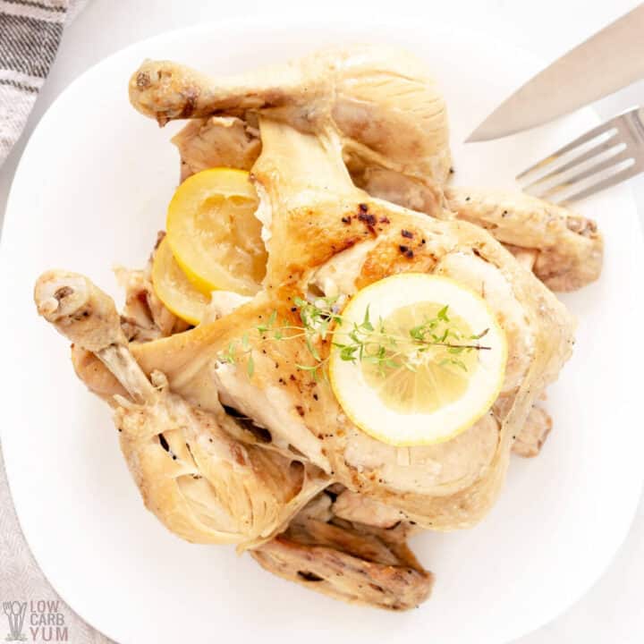 Pressure Cooker Whole Chicken (In The Instant Pot) Low Carb Yum