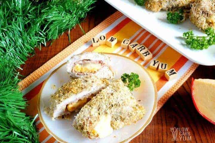 Easy low carb chicken cordon bleu recipe