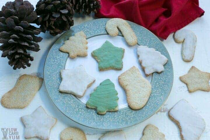 Gluten free low carb keto sugar cookies