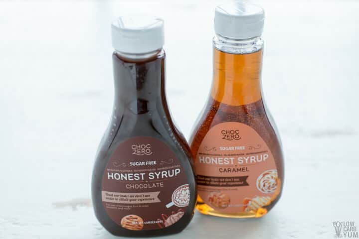 ChocZero syrup for no egg cookies