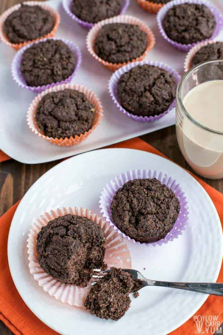 Keto low carb Atkins protein shake muffins recipe