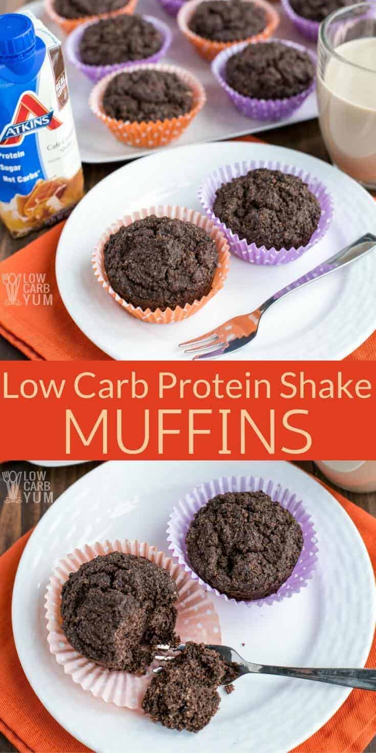 atkins-breakfast-muffins-protein-shake-pin | Low Carb Yum