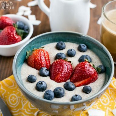 coconut low carb porridge