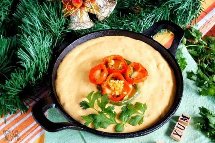 Low carb keto cheese dip