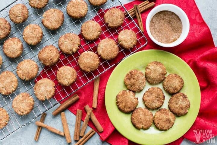 Keto Low Carb Snickerdoodle Cookie Recipe