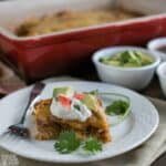 Low Carb Chicken Enchilada Casserole