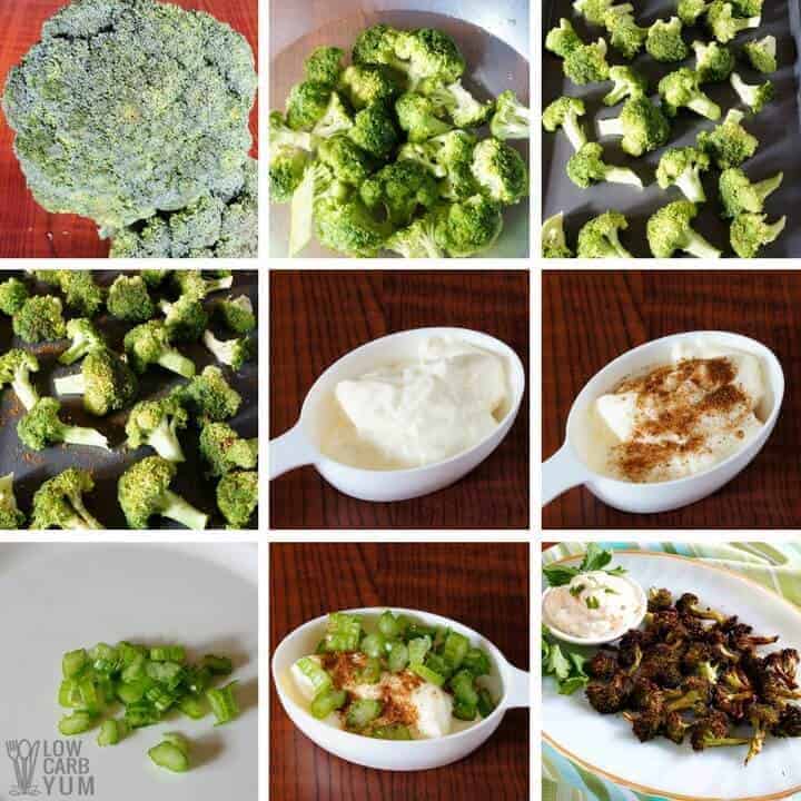 How to make burnt broccoli with taco mayo sauce