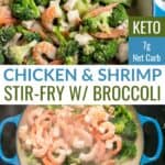 Chicken and Shrimp Stir-Fry with Broccoli | Low Carb Yum