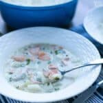 AIP paleo salmon chowder with coconut milk