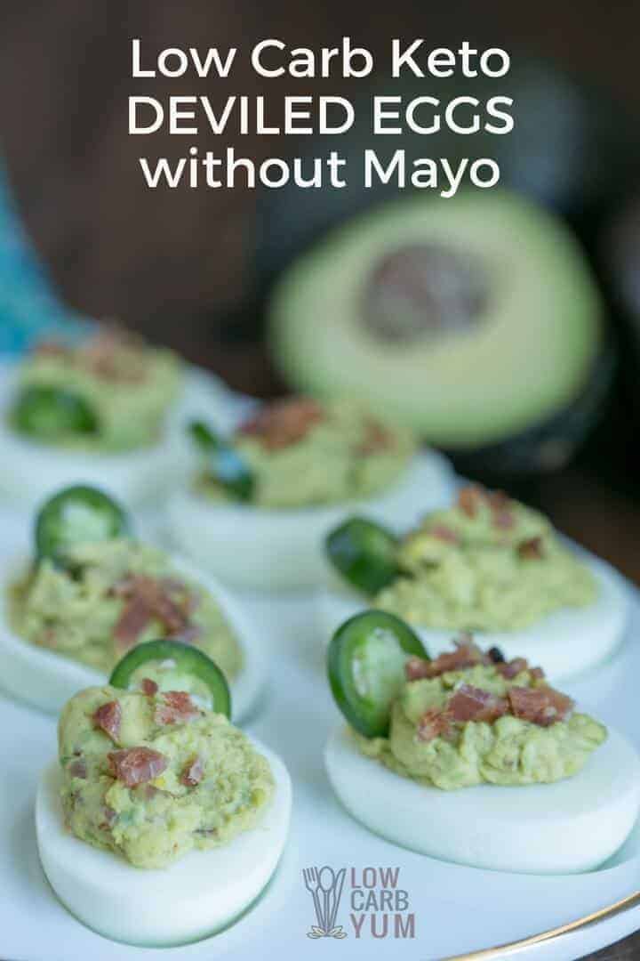 Spicy Keto Deviled Eggs without Mayo  Low Carb Yum