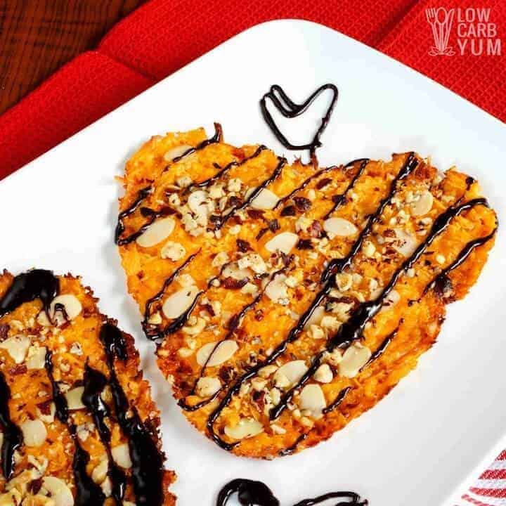 Cheese Crisps Recipe Baked in Oven with Nuts Low Carb Yum