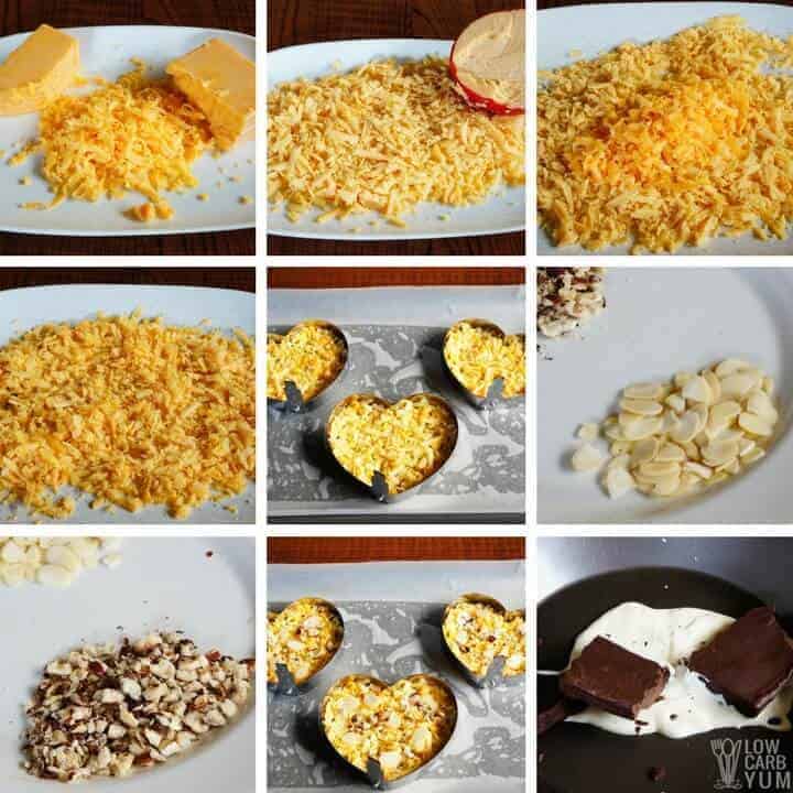 How to make the nutty low carb cheese crisps recipe