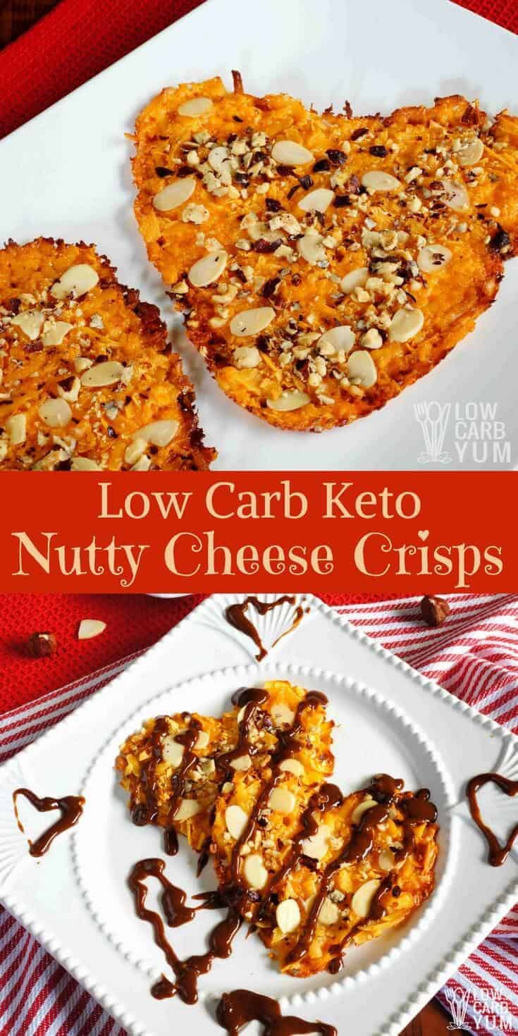 Nutty Cheese Crisps Keto Snacks - Low Carb Yum