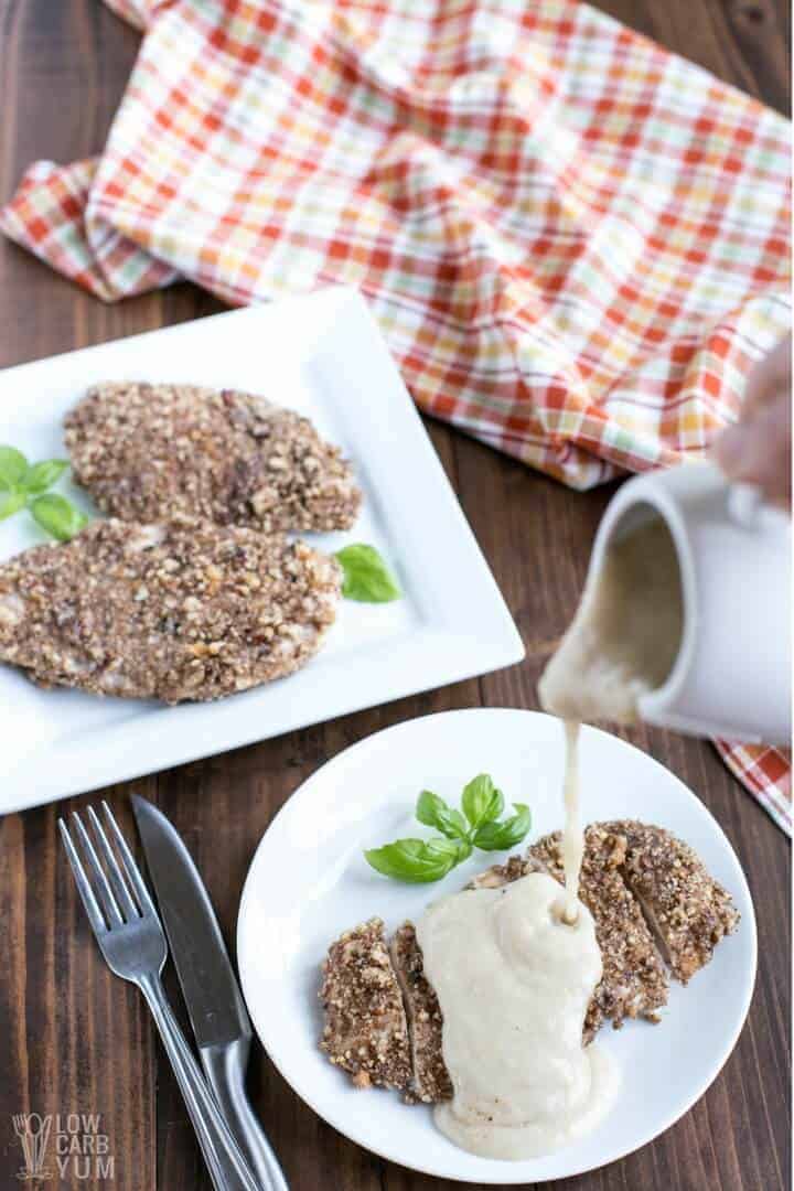 Gluten free roasted garlic cream sauce recipe