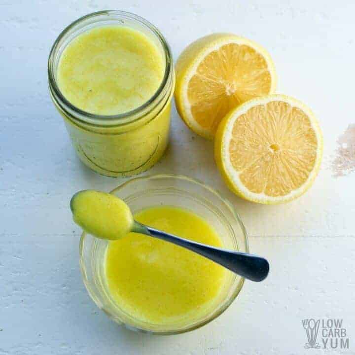 Easy vegan lemon curd with no sugar added