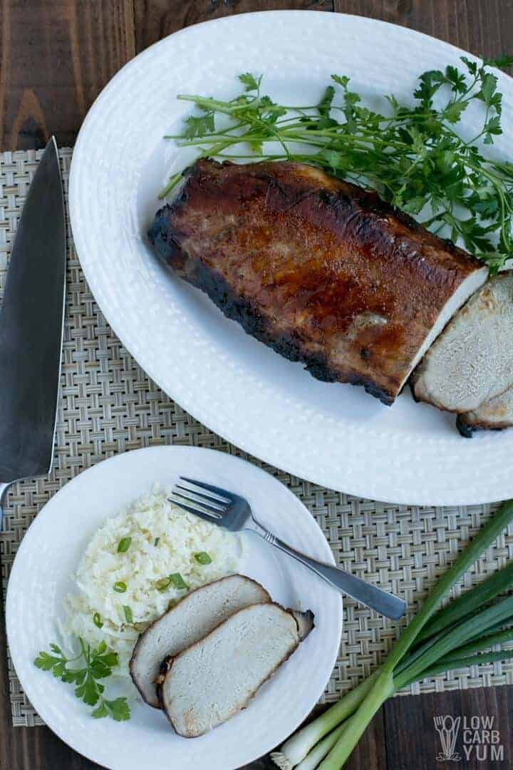 keto char siu Chinese BBQ pork recipe 