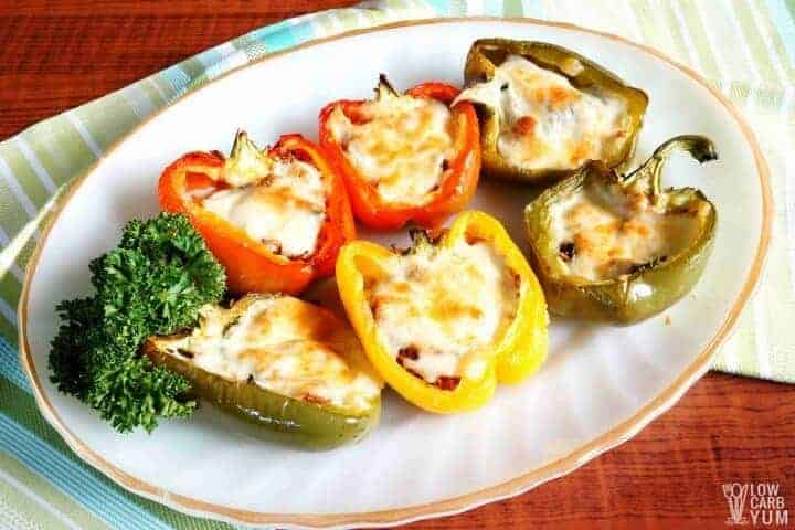 Keto pulled pork stuffed peppers without rice recipe