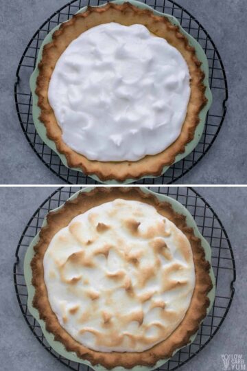 Keto Lemon Meringue Pie (Dairy-Free, Nut-Free) - Low Carb Yum