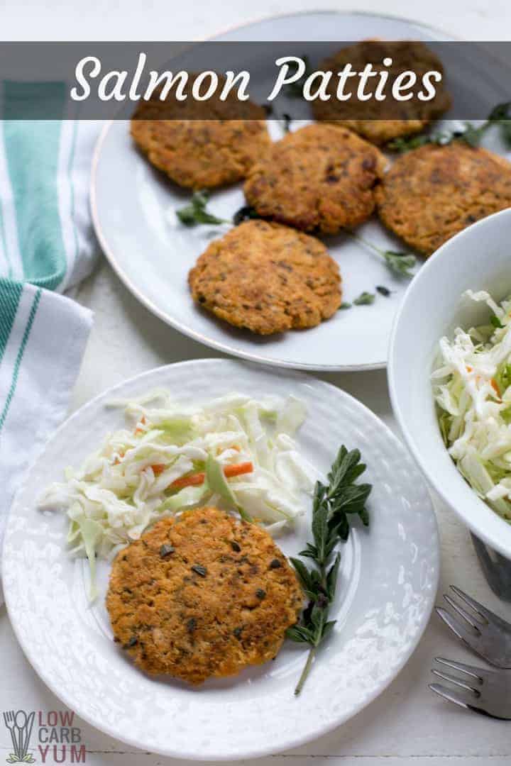 Keto Salmon Patties with Canned Meat (Low Carb, Paleo) | Low Carb Yum